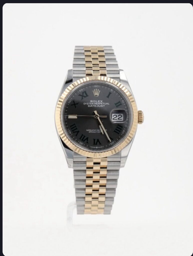 Rolex Datejust 36 Wimbledon Dial Two tone jubilee