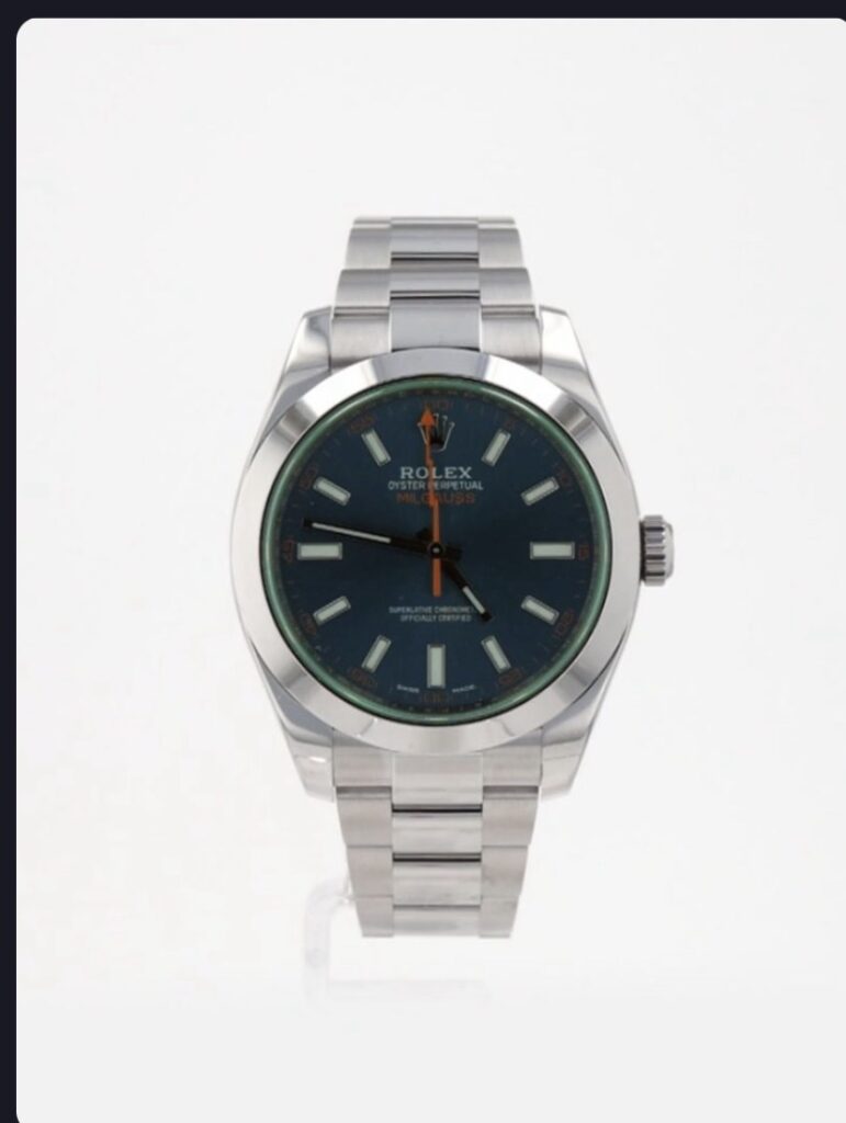Rolex Oyster Perpetual Milgauss Blue Dial