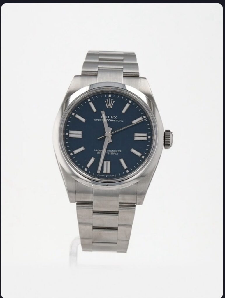 Rolex Oyster Perpetual 41mm Blue Dial