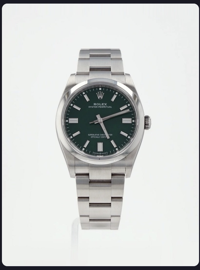 Rolex Oyster Perpetual 36mm Green Dial