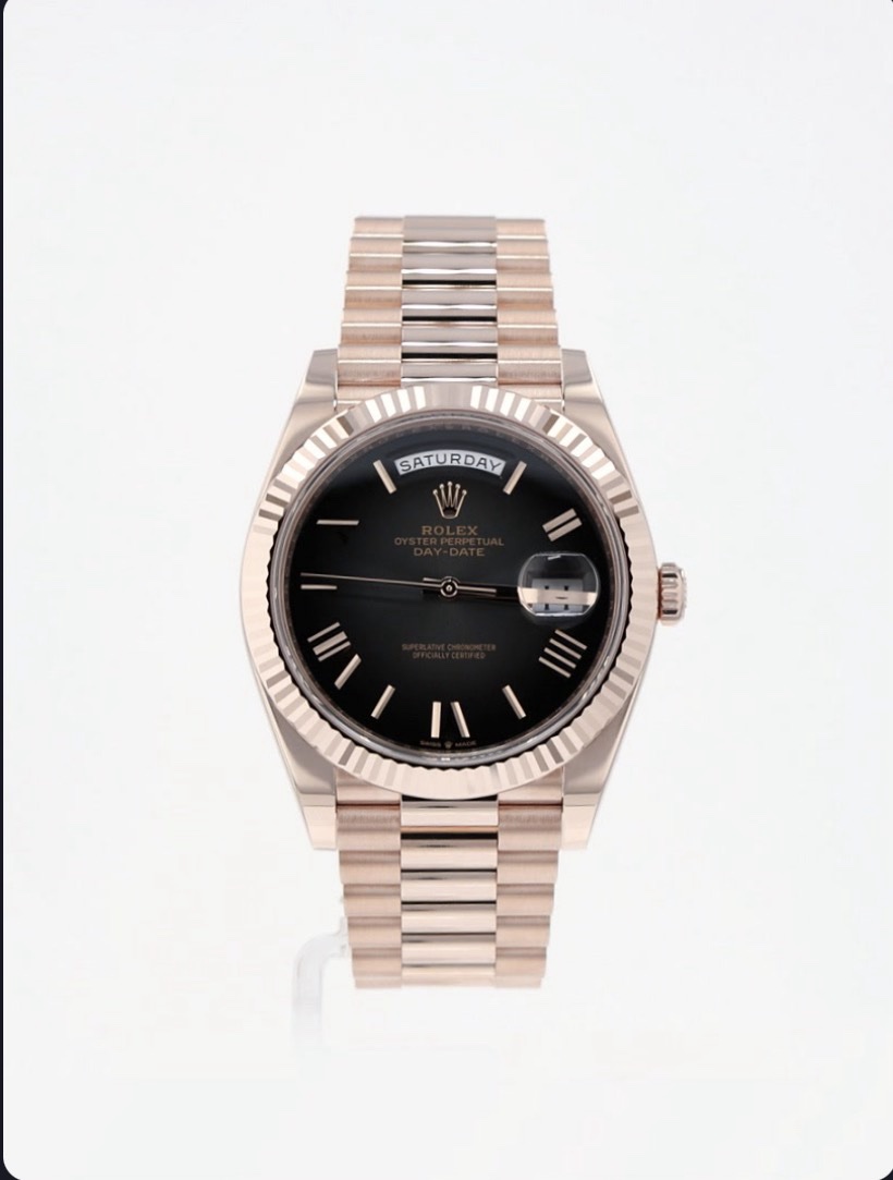 Rolex Day-Date 40 Rose Gold Slate Ombre Dial